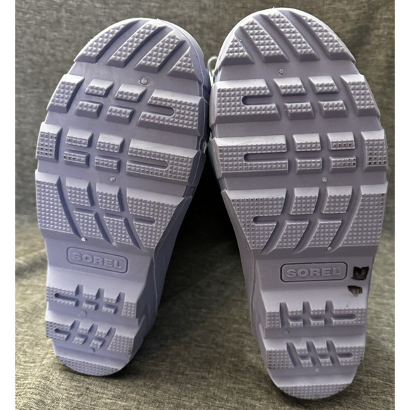 Sorel Disney Frozen II Elsa Big Girls Size 7 Purple Insulated Winter Snow Boots - Picture 8 of 9